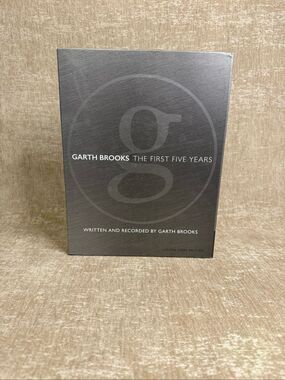 NWOT Garth Brooks The First 5 Years Anthology Part 1 Hardcover Book & Cd's Set
